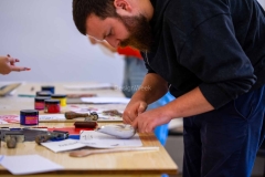 Lino workshop Jánosi Ágnessel